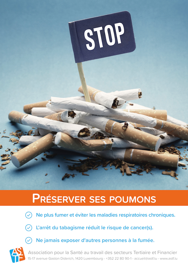 affiche arreter de fumer