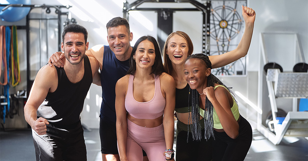 Collègues déstressés faisant du sport