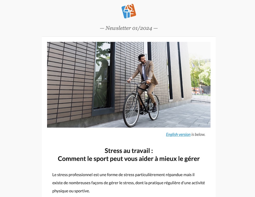Newsletter ASTF Janvier 2024