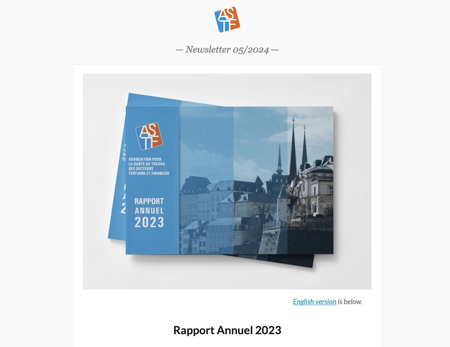 Newsletter ASTF Mai 2024