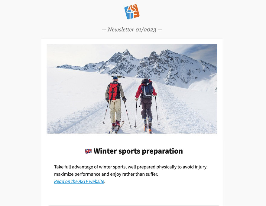 Newsletter ASTF January 2023
