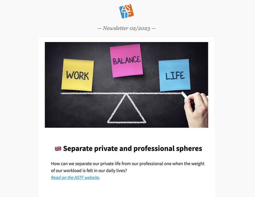 Newsletter ASTF February 2023