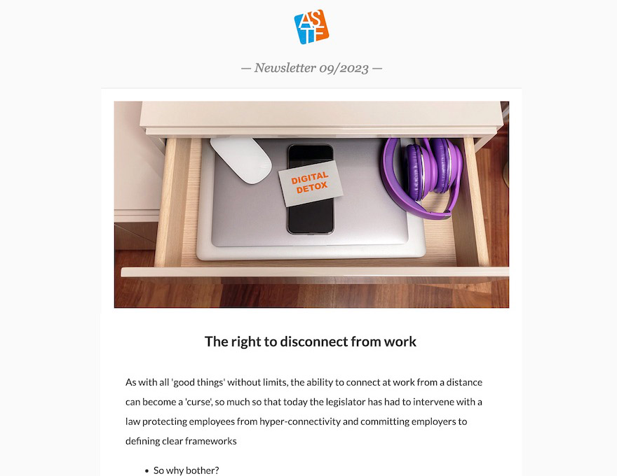 Newsletter ASTF September 2023