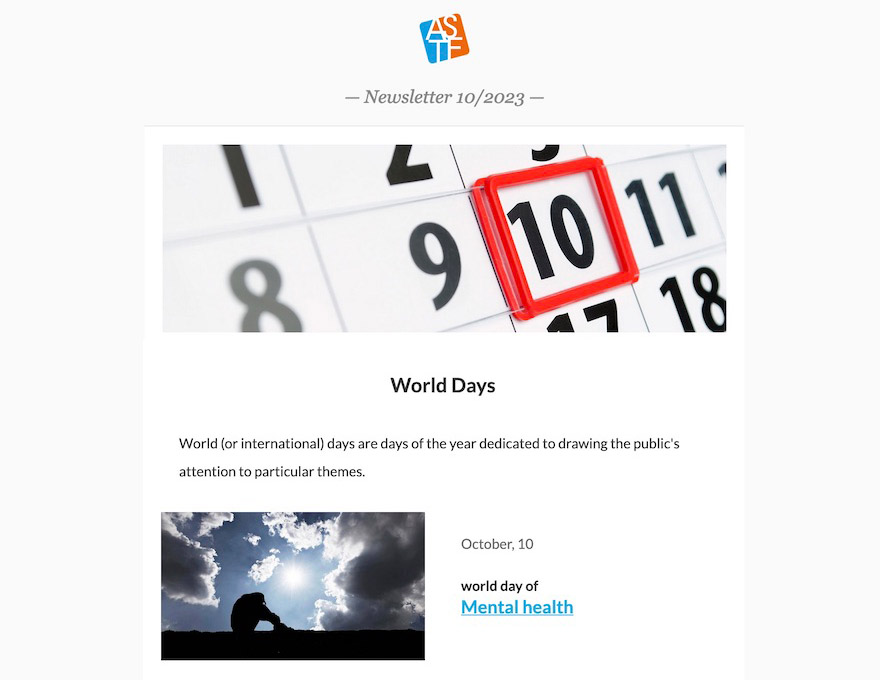 Newsletter ASTF October 2023