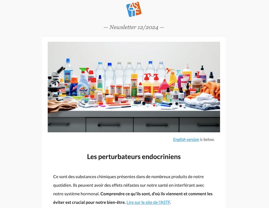 Newsletter ASTF Décembre 2024