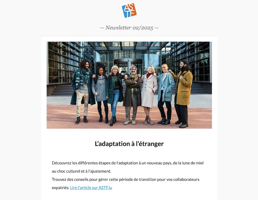 Newsletter ASTF Février 2025