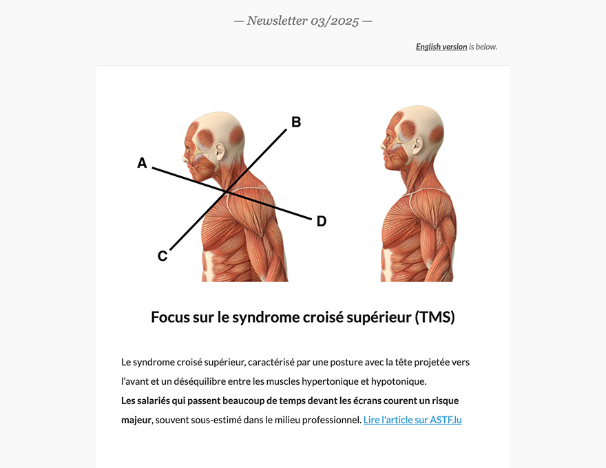 Newsletter ASTF Mars 2025
