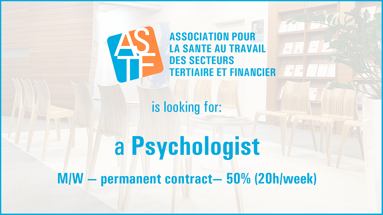 Job offer - Psychologist (m/w)