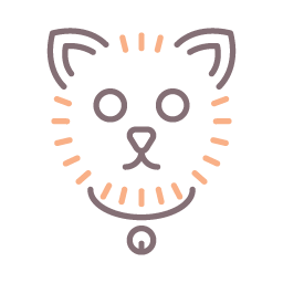 Pet hair allergy icon