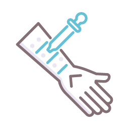 Skin prick test icon