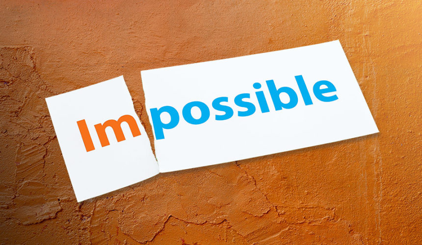 A gradual step towards resilience impossible is possible