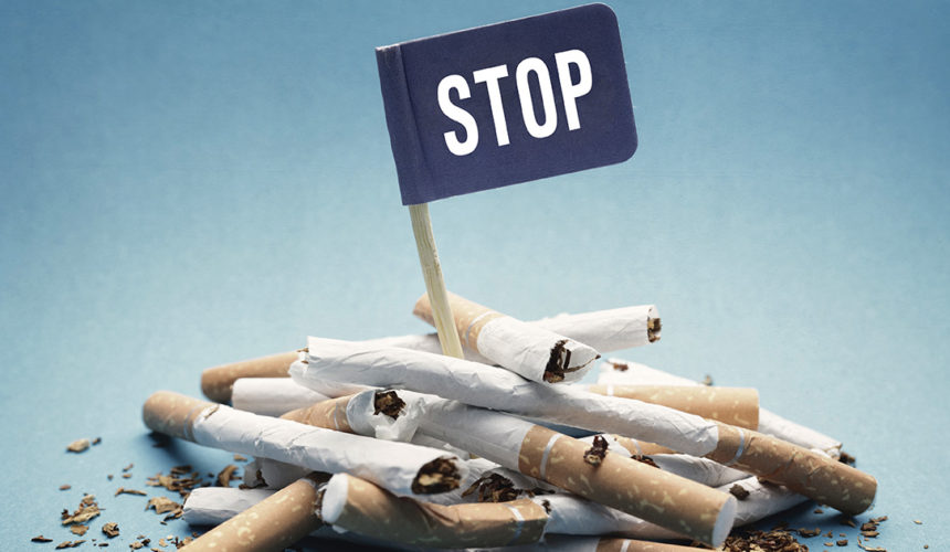 Tobacco and lung health stop smoking