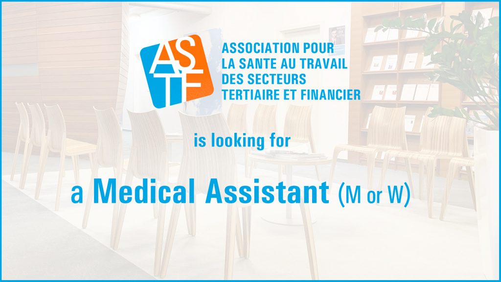 Job offer - Medical assistant