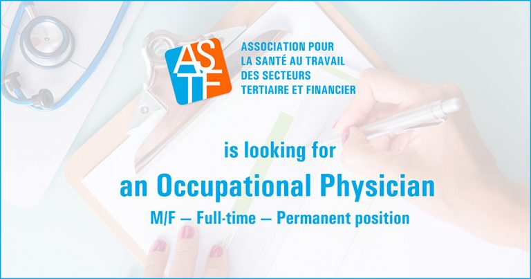 Job offer - Occupational physician