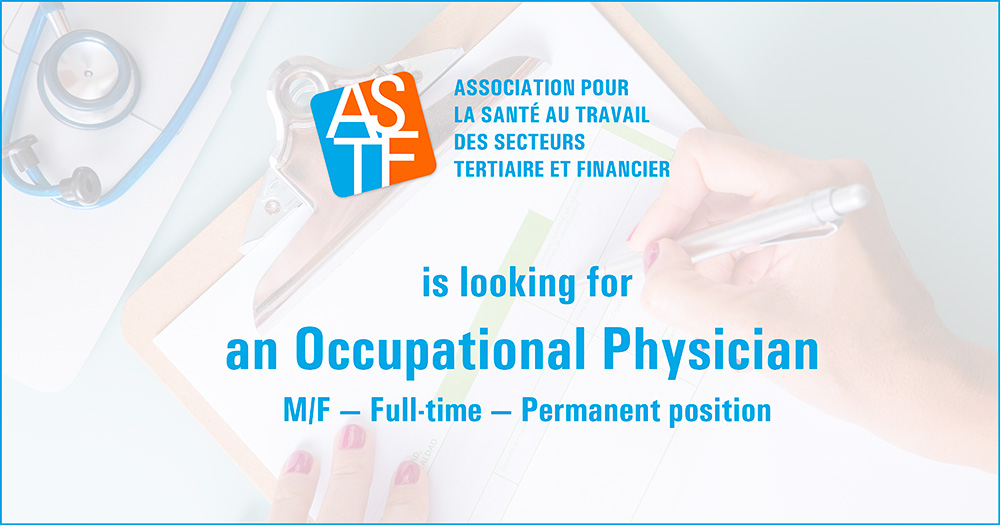Job offer - Occupational physician