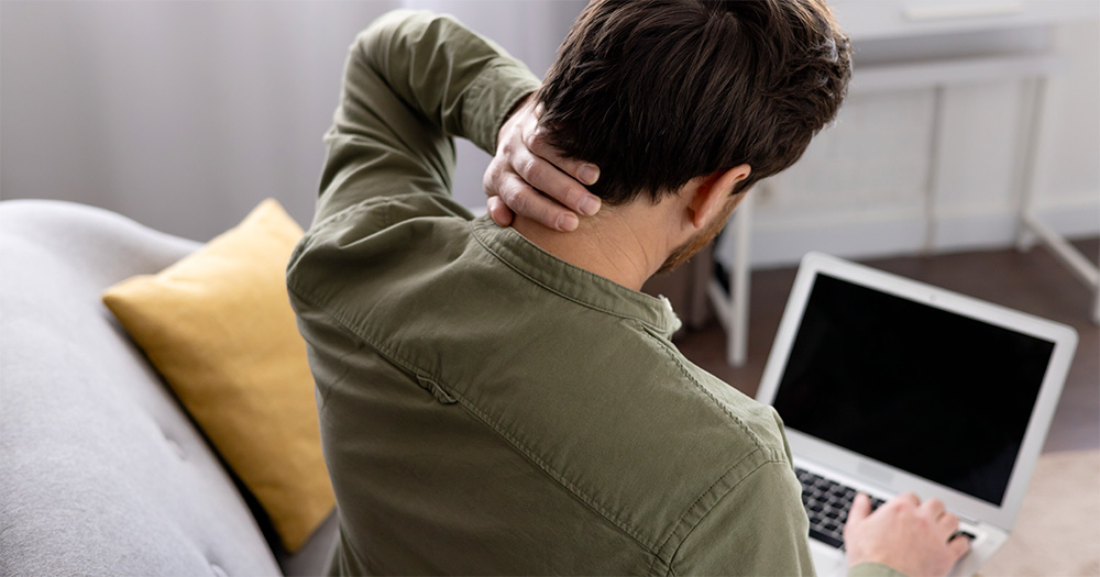 neck pain teleworking