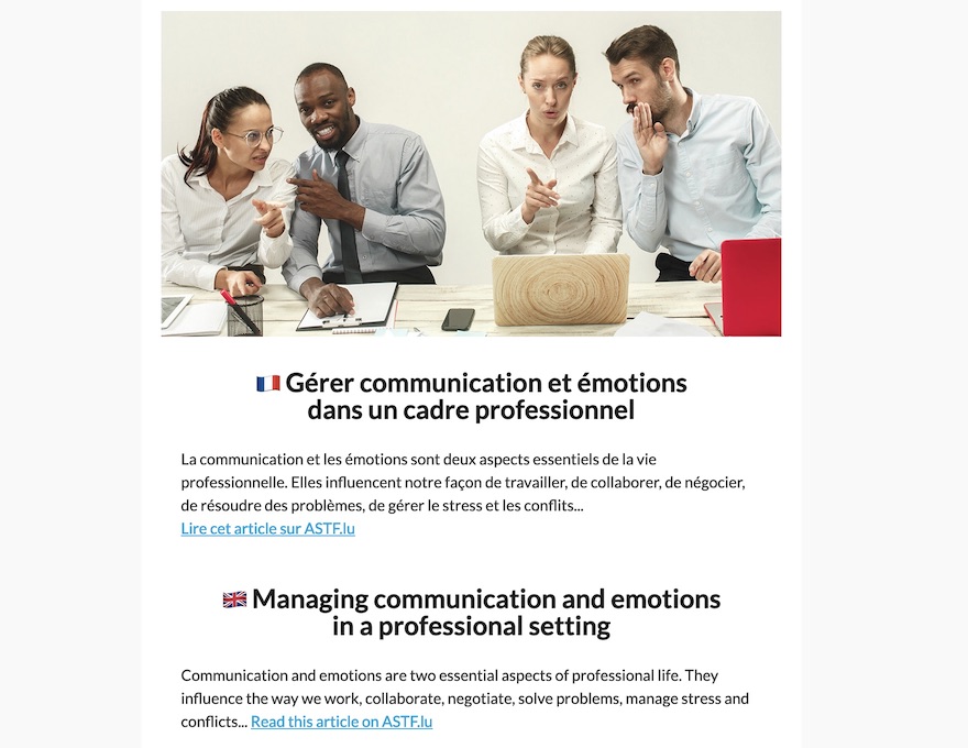Newsletter Avril 2023