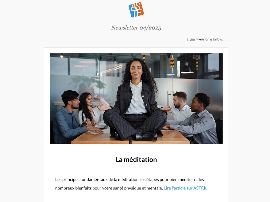 Newsletter Avril 2025