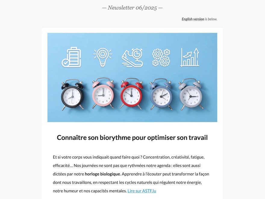 Newsletter Juin 2025